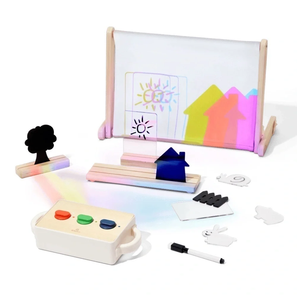 NWT Kiwico Light Play Lab Interactive Learning Toy Light Shadow Kids Boys Girls